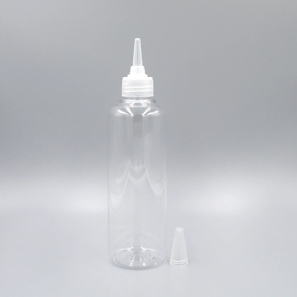 100ml 120ml 200ml empty plastic pet bottle manufacturers for ink pigment and hair oil customize bottles package