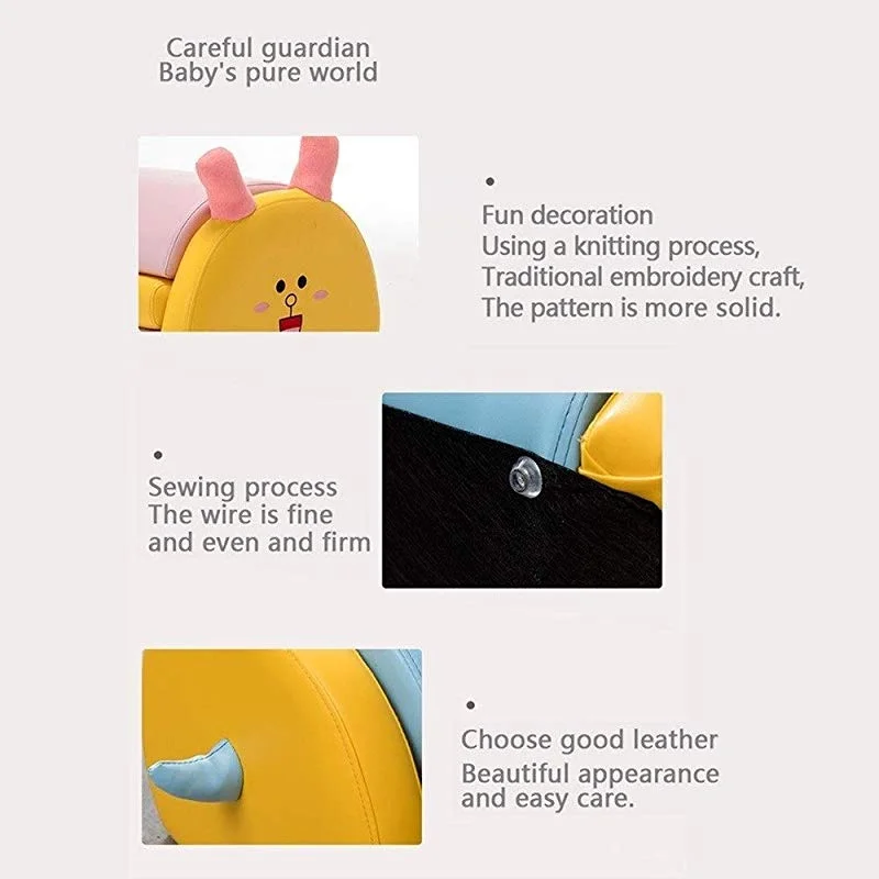 Skycity Cute Mini Furniture folding sofa storage stool Animal Shape PU Animal Stools