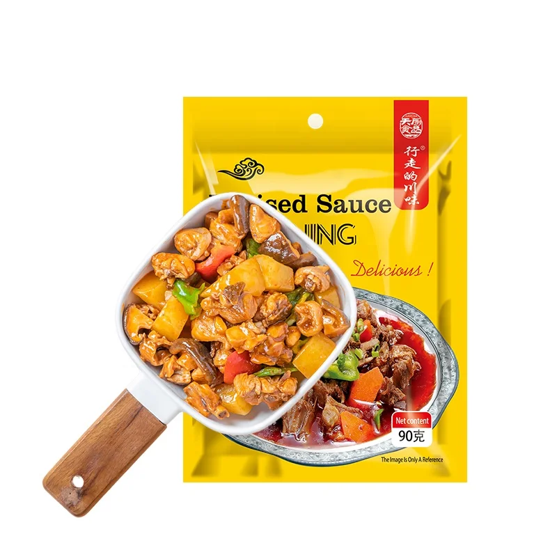 90g High Quality Braised Chicken Stir-Fry Sauce Chinese Seasoning Sauce Kitchen Braised Sauce Chinese Roast Chicken Seasoning