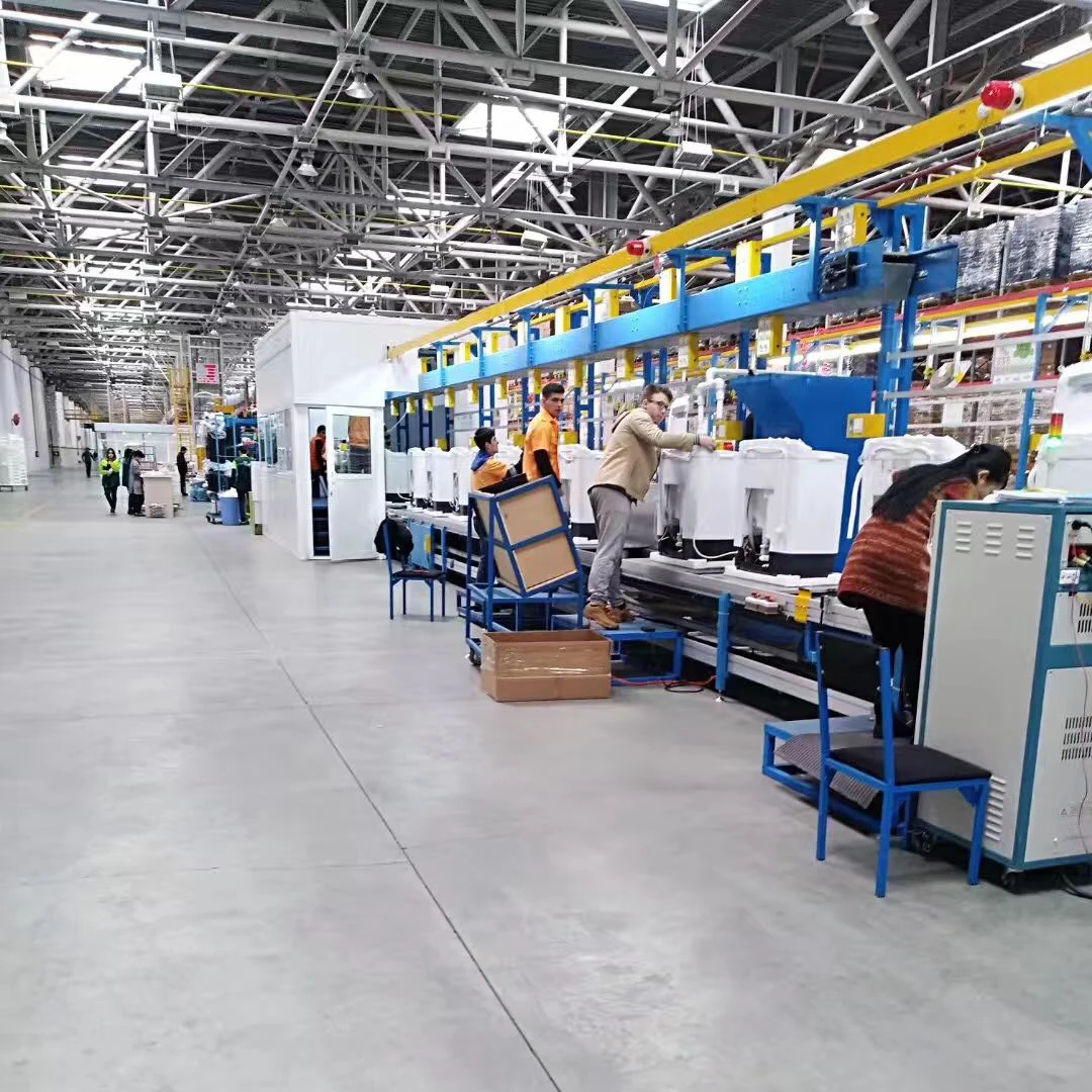Factory Supply Aluminium Frame Line Washing Machine Assembly With Conveyors Rollers