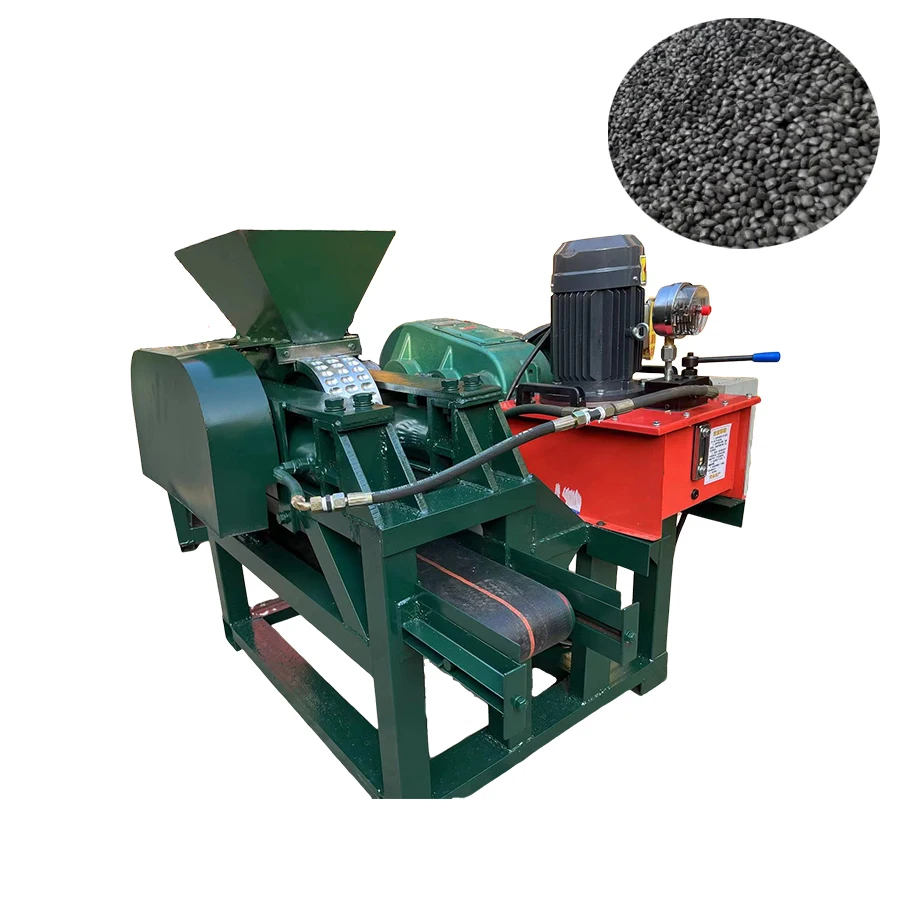 0.5-1t/h steel slag powder ball press machine Hydraulic pebble briquette machine Return to use Roller ball press machine