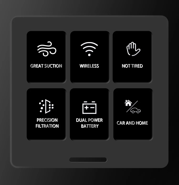 new High Quality Wholesale Strong Suction Mute Portable Car Vacuum Cleaner Wireless Car Vacuum cleaner