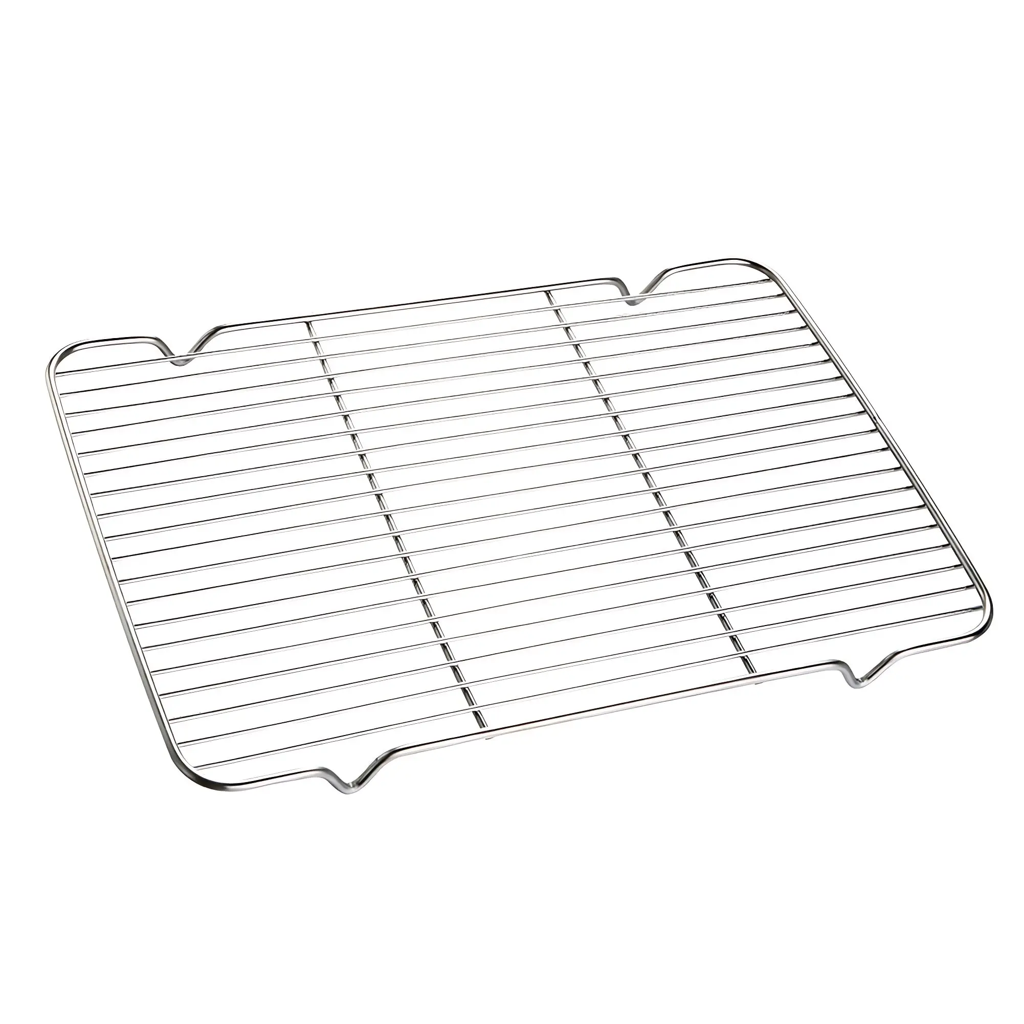 Best Price Square Stainless Steel Nonstick Wire Cooling Rack 4 Feet Baking Sheet With Cooling Rack Set