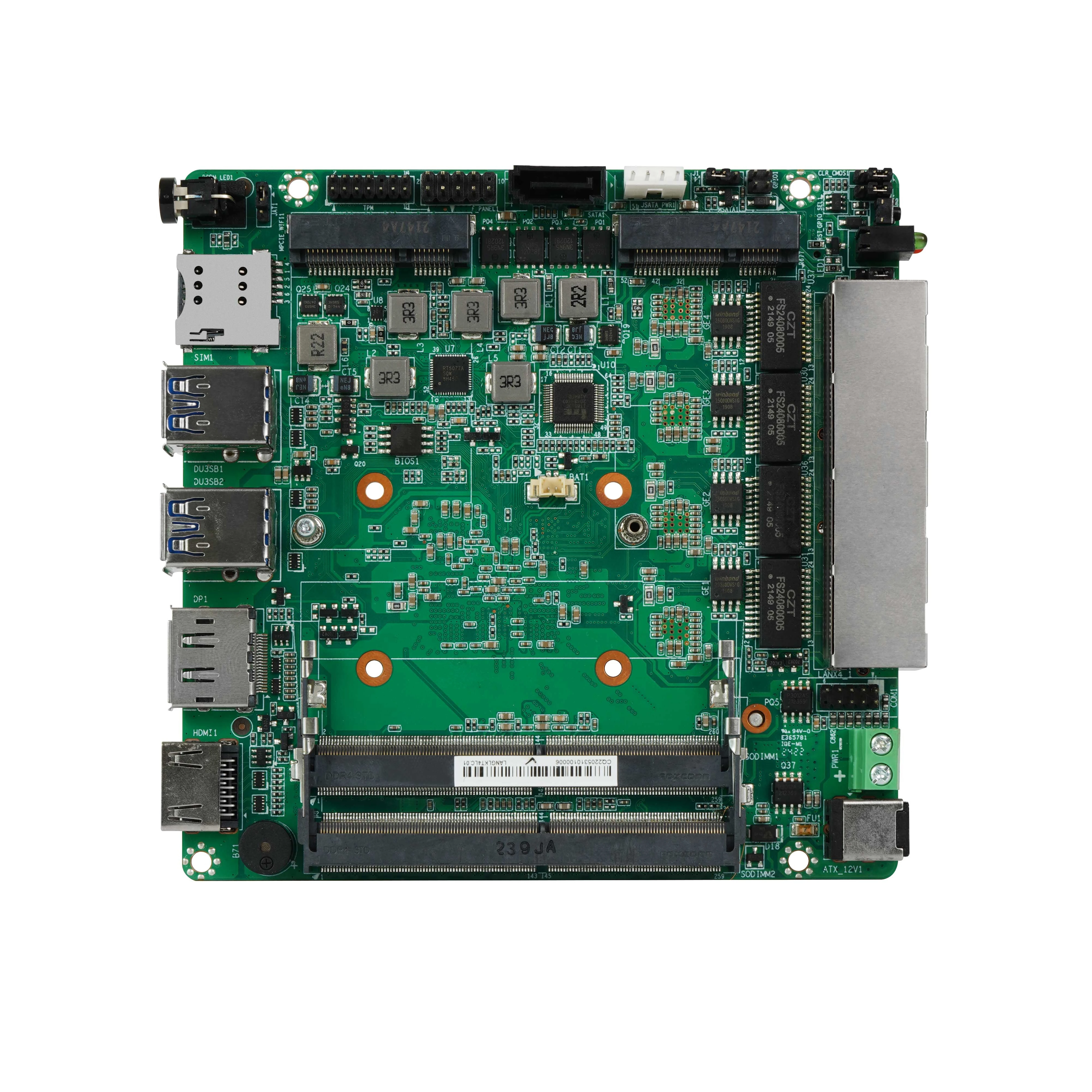 Motherboard Intel Gemini Lake Processor DDR4 Memory 8GB Desktop Mainboard Dual display M.2 MainBoard