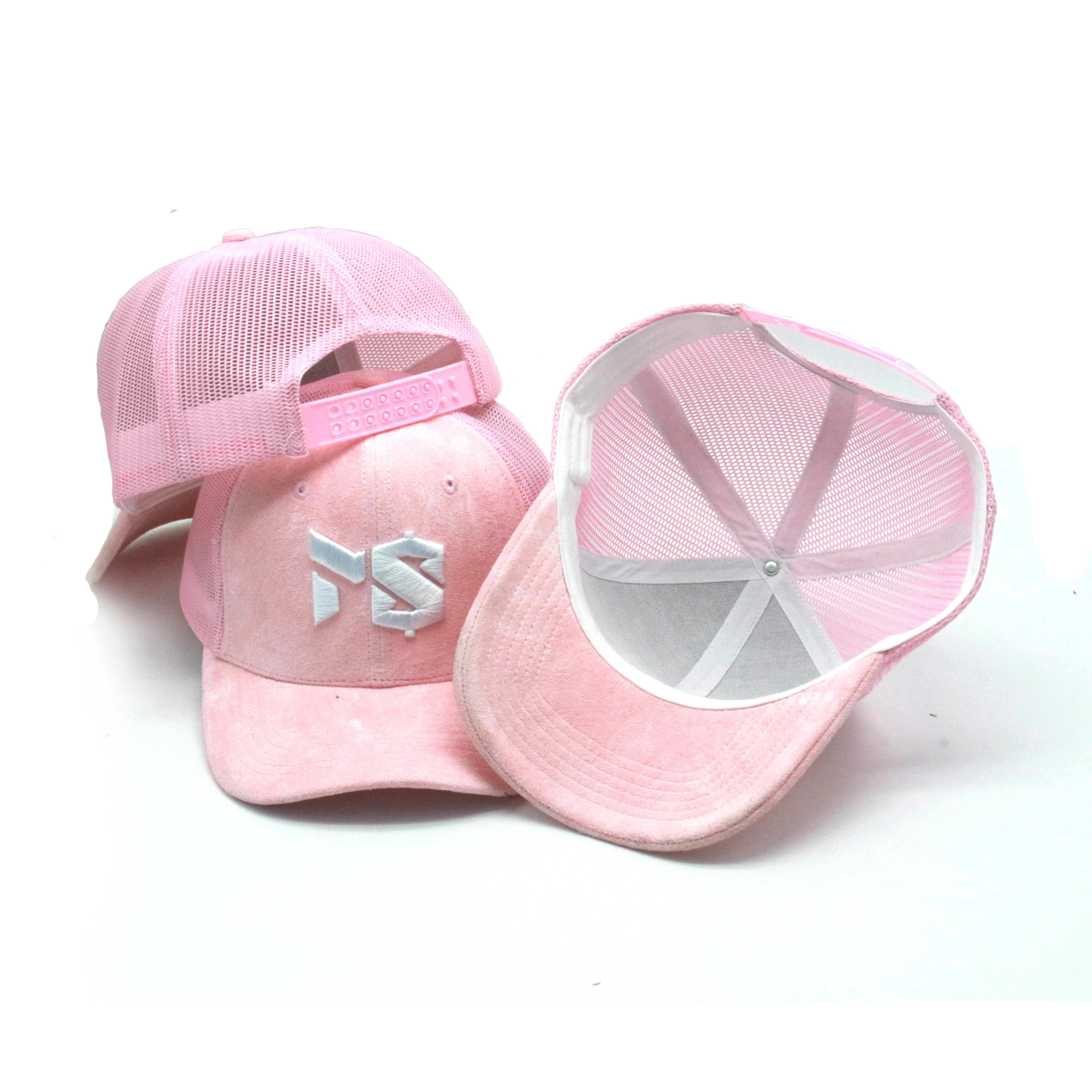 Высококачественные недорогие бейсболки из замши с 3d вышивкой, 6 панелей