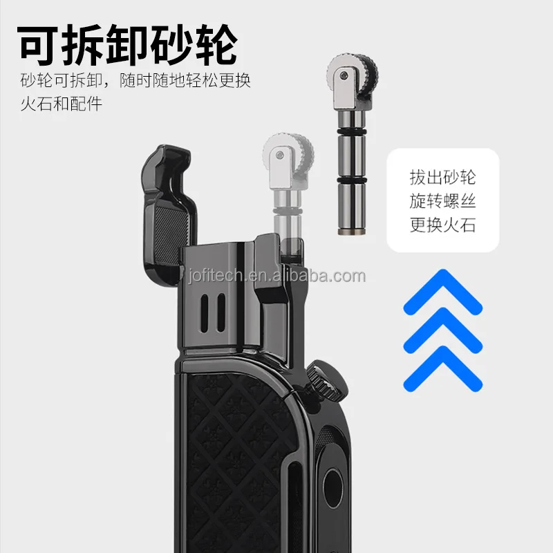 2  Flames  Jet Flame and Flint Soft Flame custom logo lighter cigar wholesale torch butane cigar lighter Cigar Punch