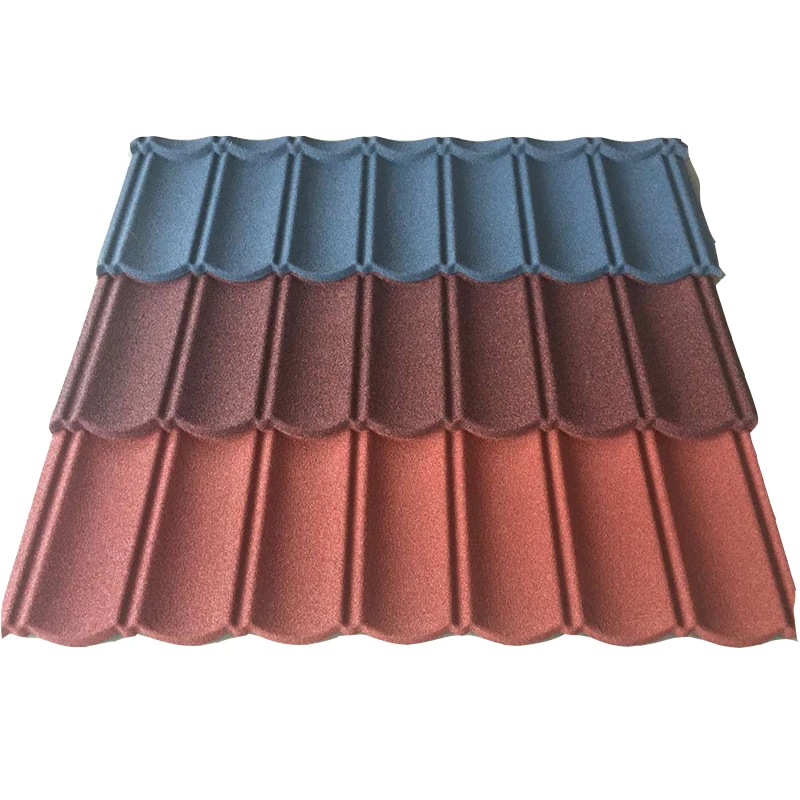 Rainbow Roofing Tiles From South Africa Colorful Stone Coated Metal Roof Sheets