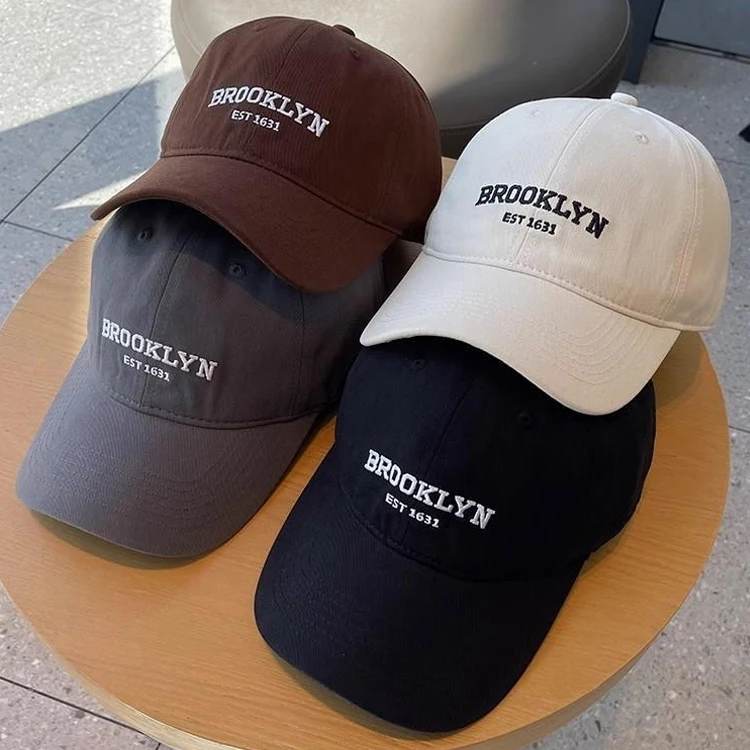 Hot Sale 3D Letter Embroidered Sunshade Hat Custom Embroidery Curved Brim Sport Baseball Cap 6 Panel Custom Logo