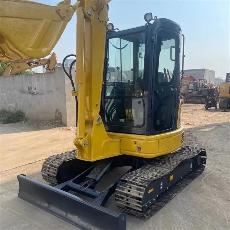 Б/у Komatsu pc 55 mr экскаватор мини-экскаватор с Attachmentkubota U55-4 U35 KX165-5 Kx155-3