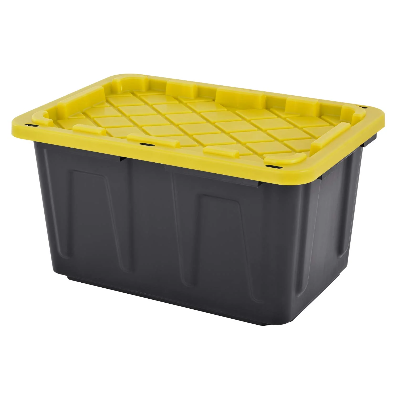 17 Gallon Lockable Plastic Container Storage Tote Container Heavy duty Large storage box