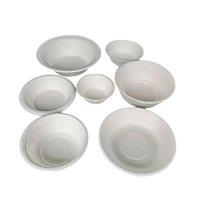 compostable bagasse fiber bowls