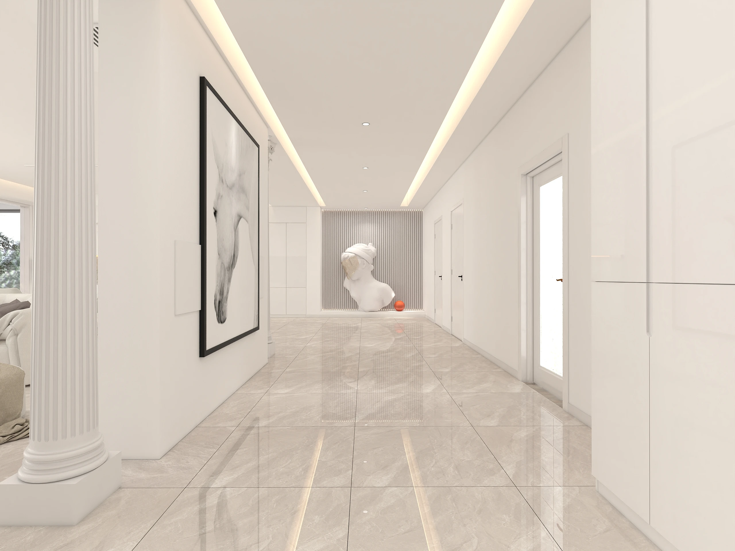 800x800mm  hot sale gray color porcelain polished marble tiles for bathroom floor