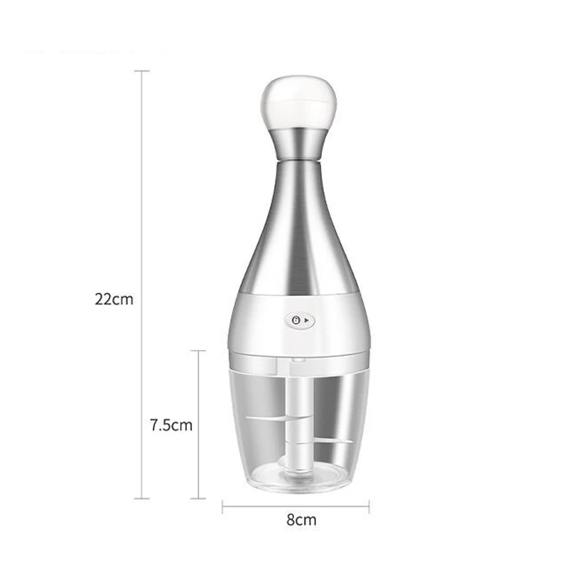 Online Top Seller Product 304 Stainless Steel Household Bowling Shape Onion Vegetable Garlic Press Mincer