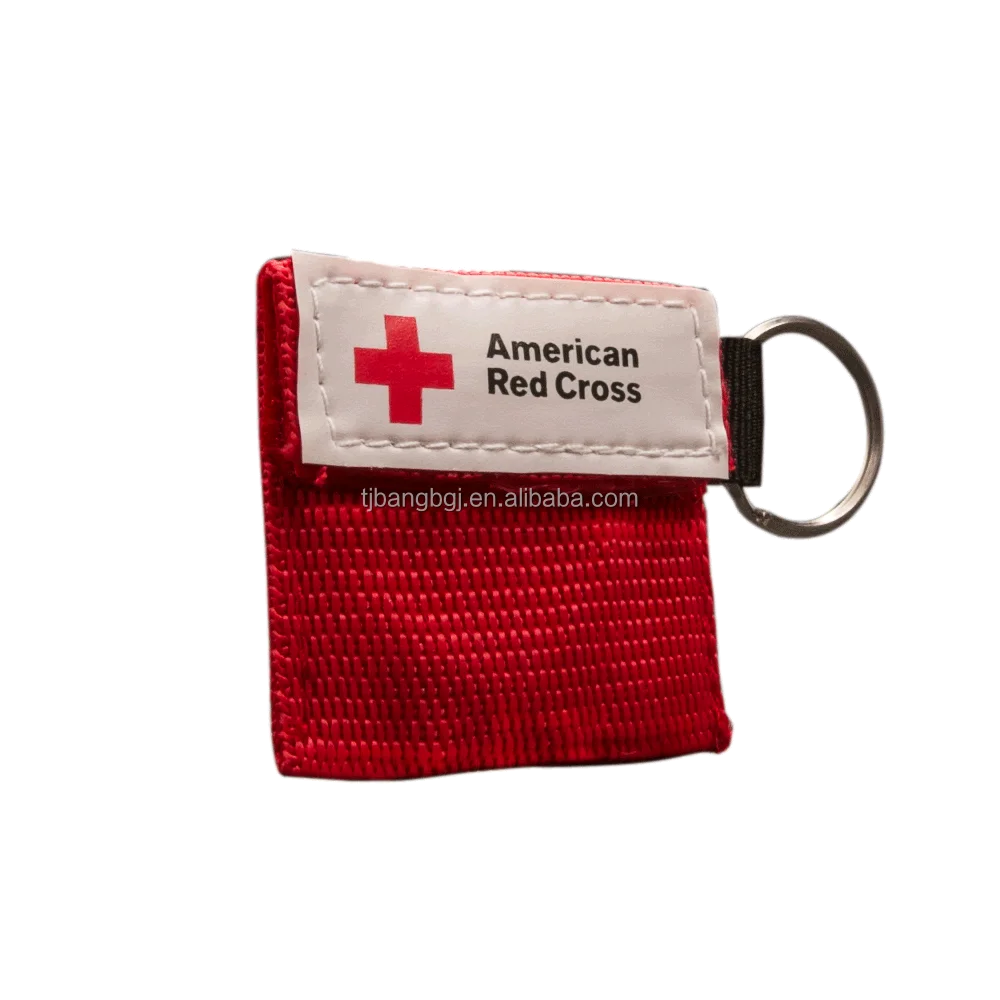 CPR Mask Rescue Face Shields With One-way Valve Breathing Barrier For First Aid Or AED Training