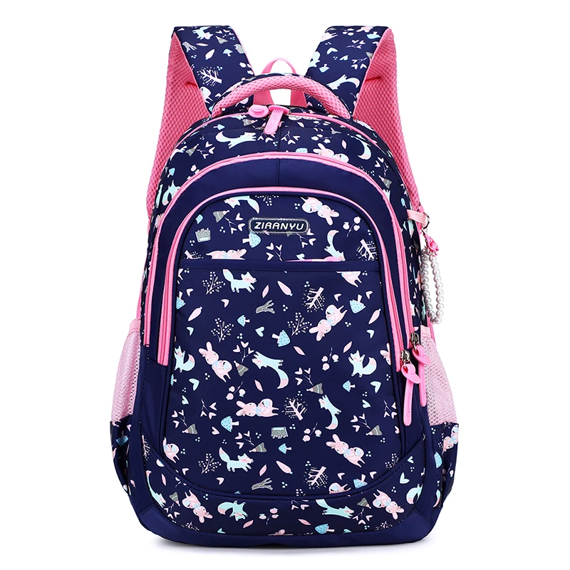 Factory wholesale 8-14 years old adorable korean kids cute cartoon school backpack bags