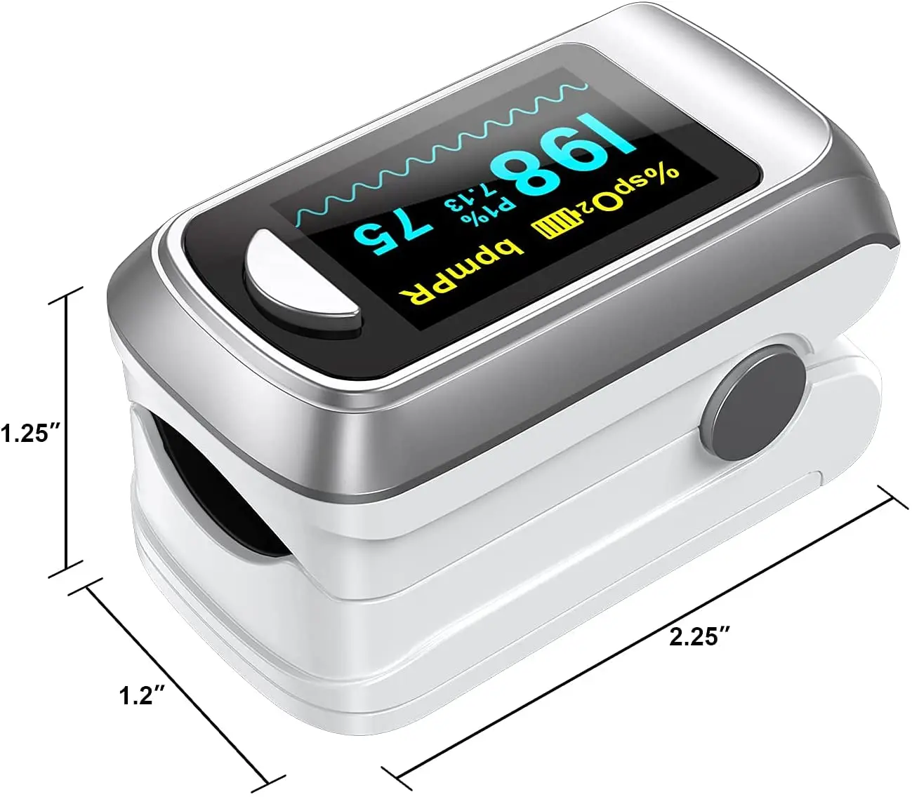 Best home spo2 portable oxygen monitor finger heart rate monitor pulse oximeter