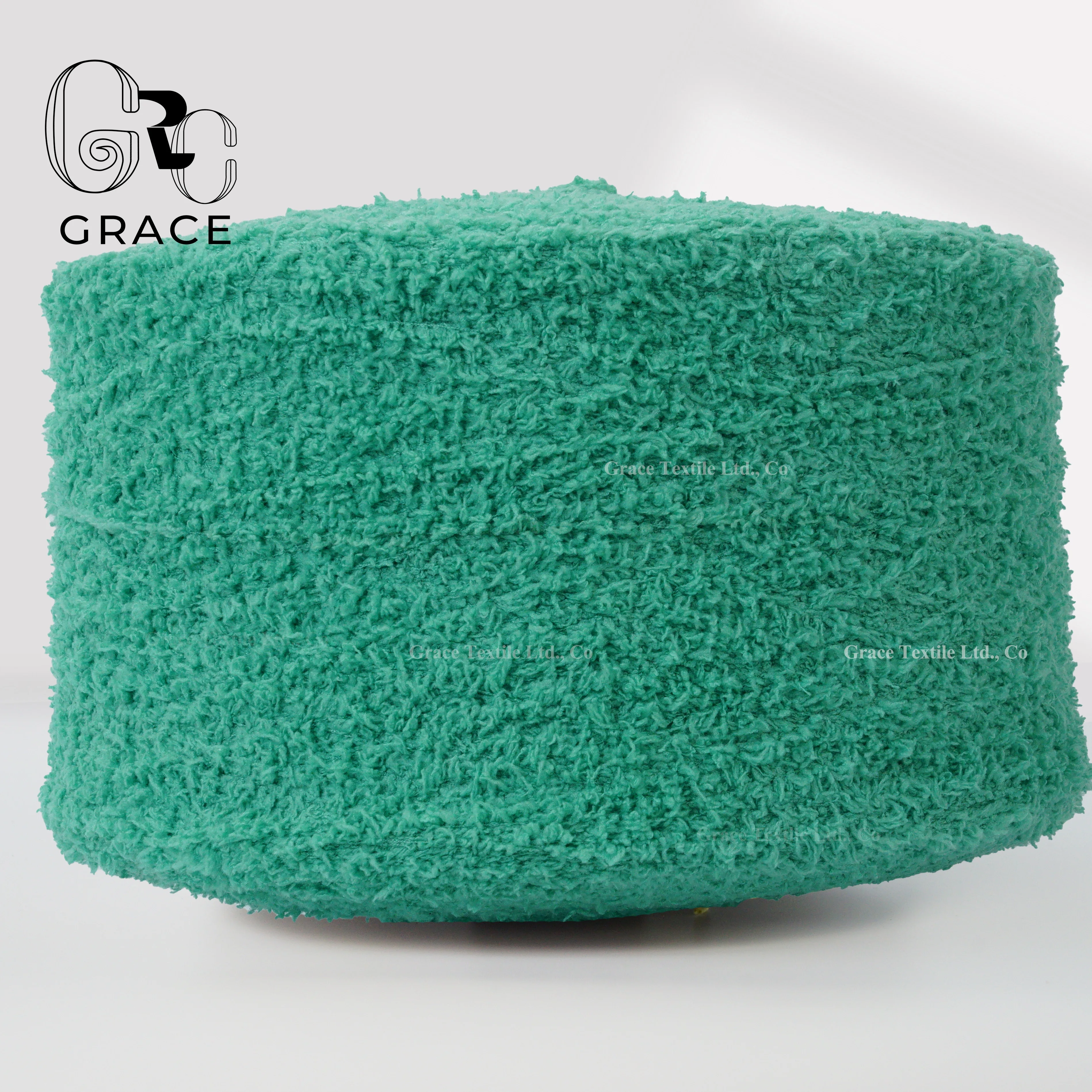 Super Soft 13NM Fabric Fancy Fuzzy Dyed yar For knitting blanket 100% Nylon Socks Coral Velvet Yarn