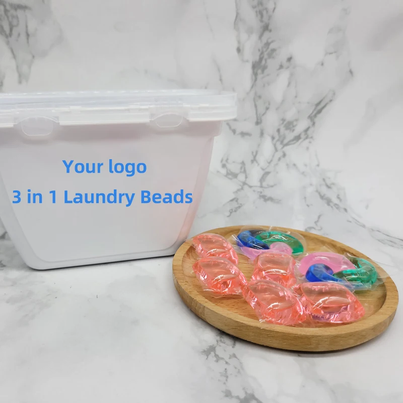 3 in 1 Detergente Stain Removal Laundry Detergent Capsules Washing Powder Laundry Scented Beads For Washing Clothes