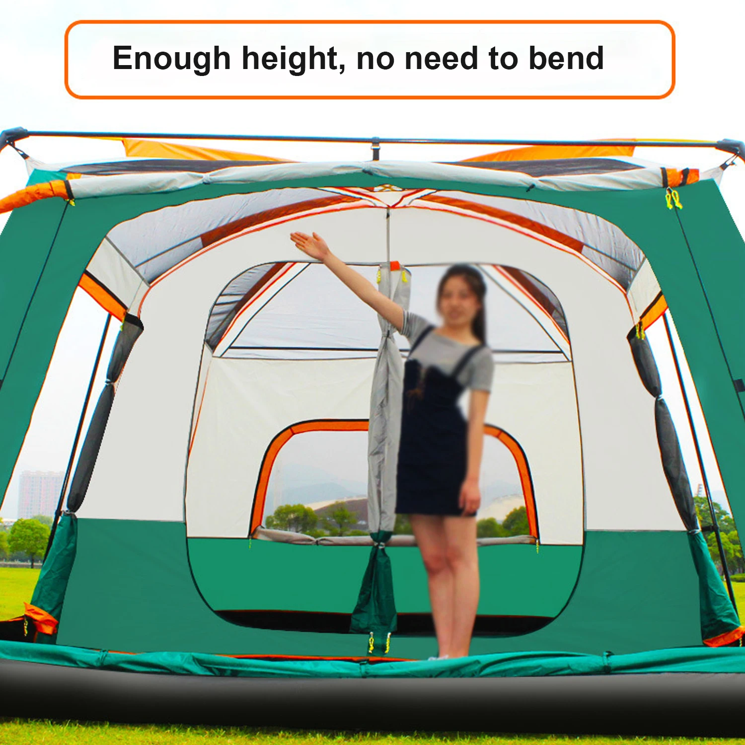 High Quality 8-12 Person Ultralight Extra Large Luxury Family Camping Tent Waterproof Outdoor Glamping Wholesale Tent With Logo