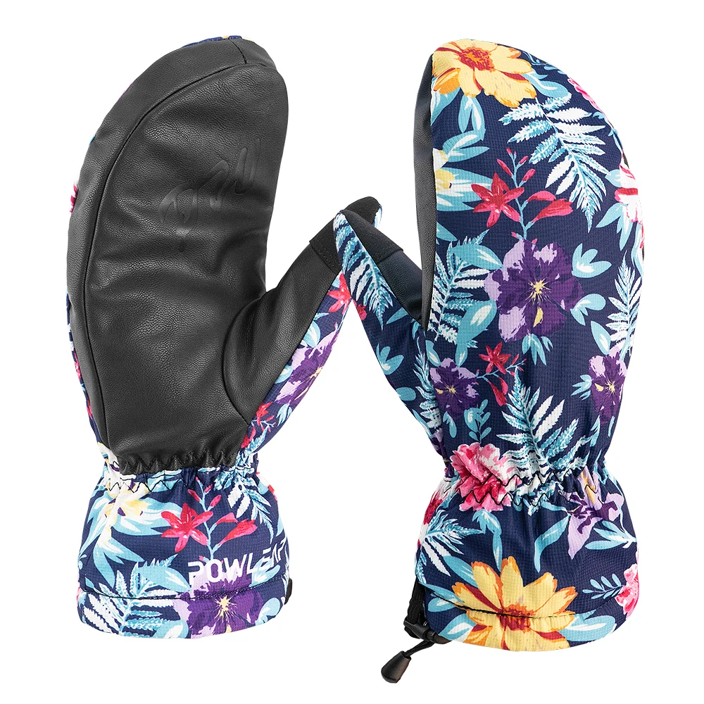 Best Durable Warm Ski Gloves Mittens Waterproof Leather Custom Snow Skiing Snowboarding Snowmobile Gloves Manufacturer