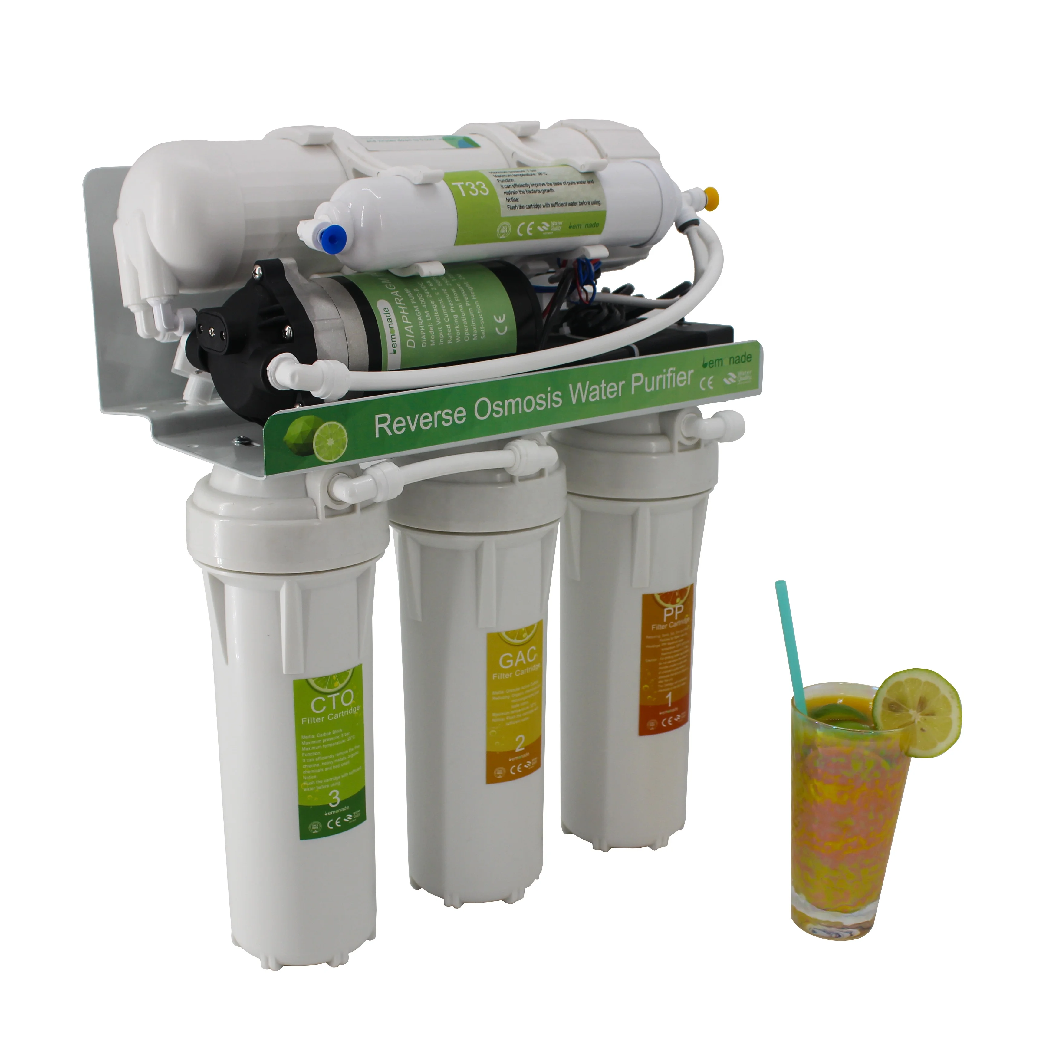 Classic High quality Home Kitchen 400G 5-Stage Auto-flush RO Water Purifier under sink