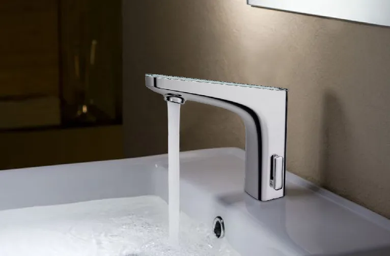 Hot & Cold Bathroom Automatic Sensor Tap Water Saving Inductive Electronic Faucet