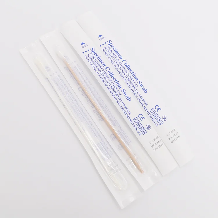 Disposable Medical Oral Sponge Swab Stick Cotton Swab Plastic Stick