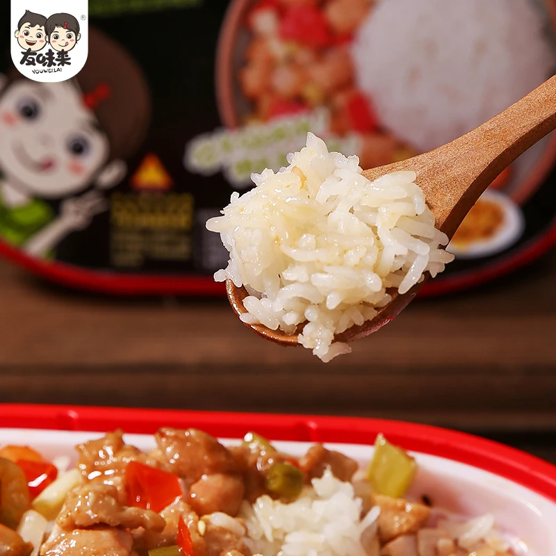 Low price guaranteed quality healthy instant rice diced chicken with pickled peppers