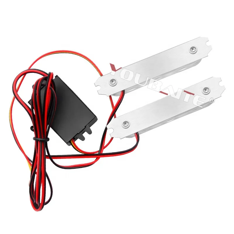 High Lumen 3 LED One-To-Two Car Grid Flashing Warning Lights Emergency Car Safety Caution Beacon Strobe Light Car Warning Light