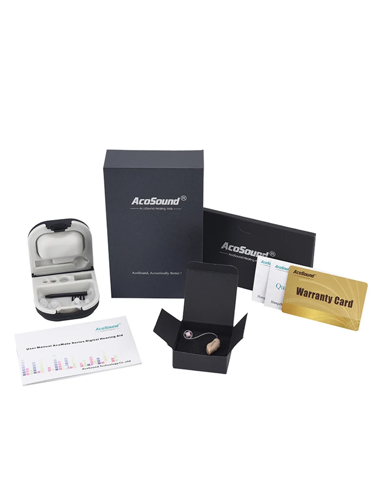 Wholesale Black RIC Digital Hearing Aid Ear Sound Amplifier W/ Bluetooth