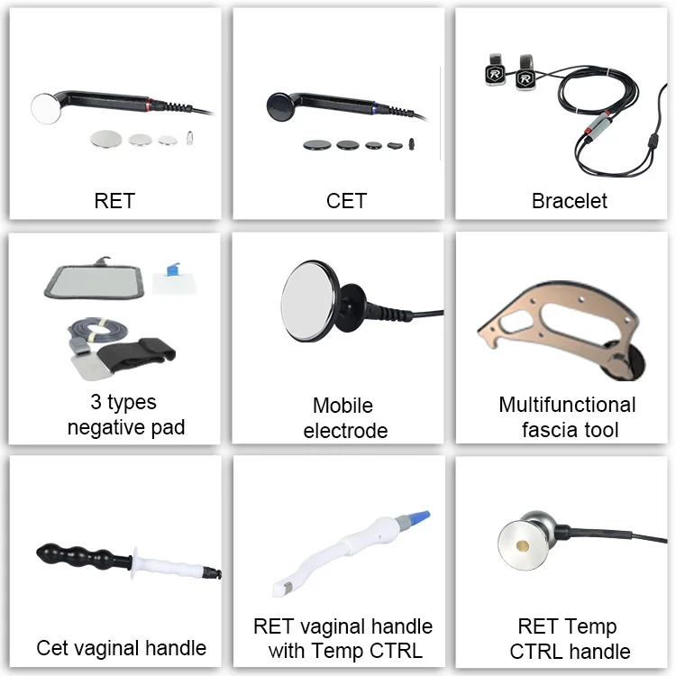 tecar therapy machine indiba tecar therapy physiotherapy machine 448khz tecar bipolar diathermy cable