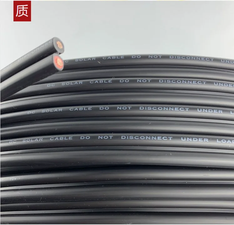 6 mm2 square photovoltaic DC cable special cable for solar power generation factory direct sale by roll