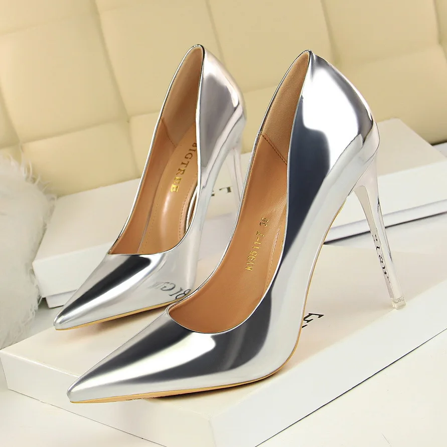Sexy Fashion Club Heels 2022 New Trendy Women Lady High Heel Stiletto Pumps Shoe