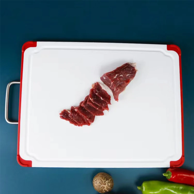 Thicken Kitchen Supplies Multi-functional Garlic Grind Chopping Block Board Anti Spill Edge Cut Board