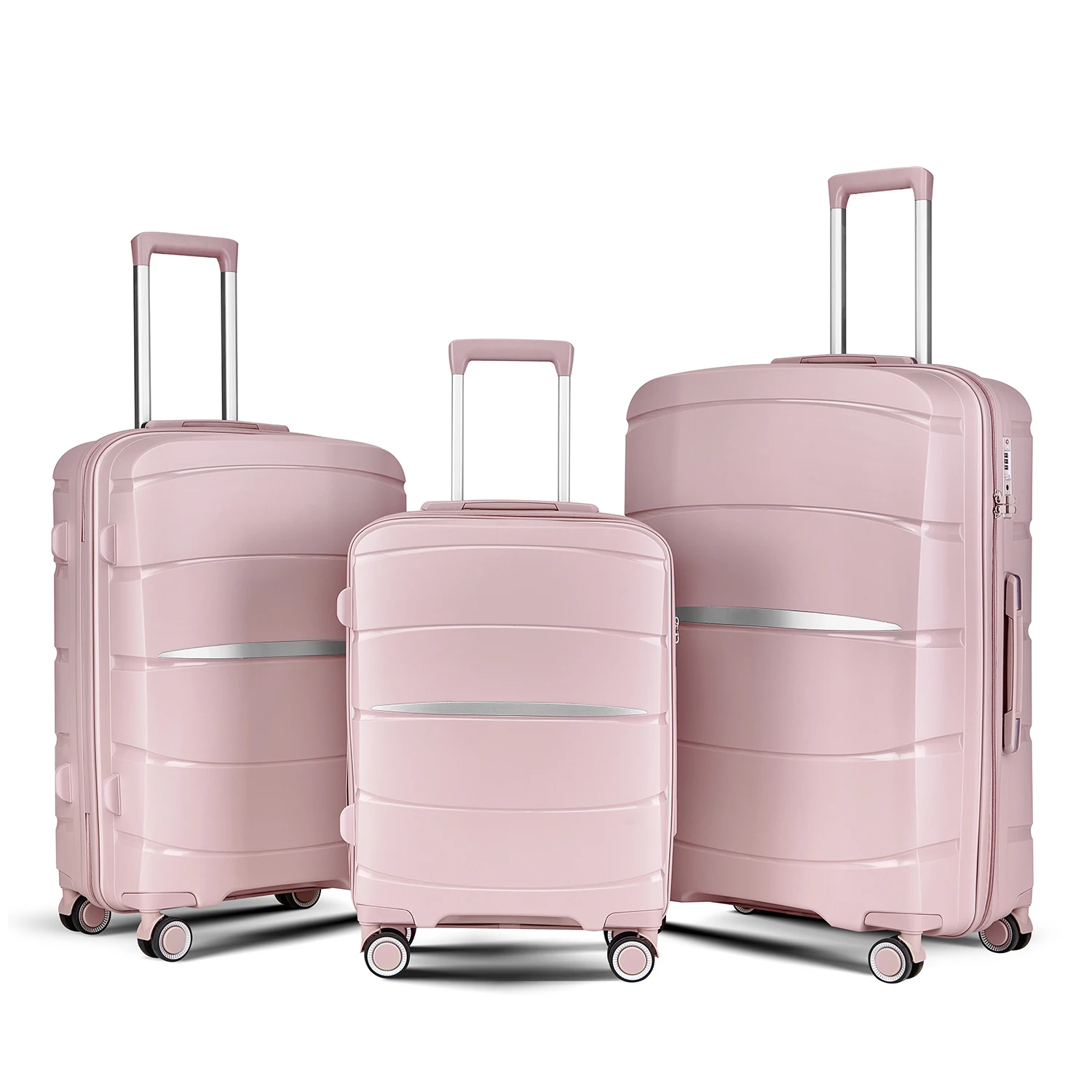 OEM ODM Professional Fashionable Foldable Aluminium Soft Hand Carry  On Travel Trolly Bag Suitcase Luggage Set