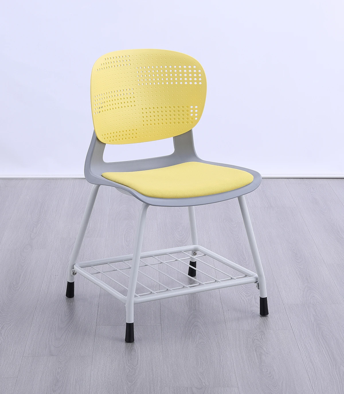 University school student chair with wheel for Multi-functional classroom study chair training chair