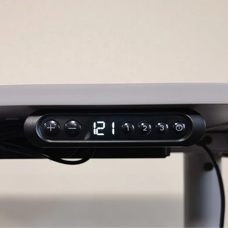 stand up high speed electric height adjustable smart monitor executive office computer laptop 2 legs desk frame commercial