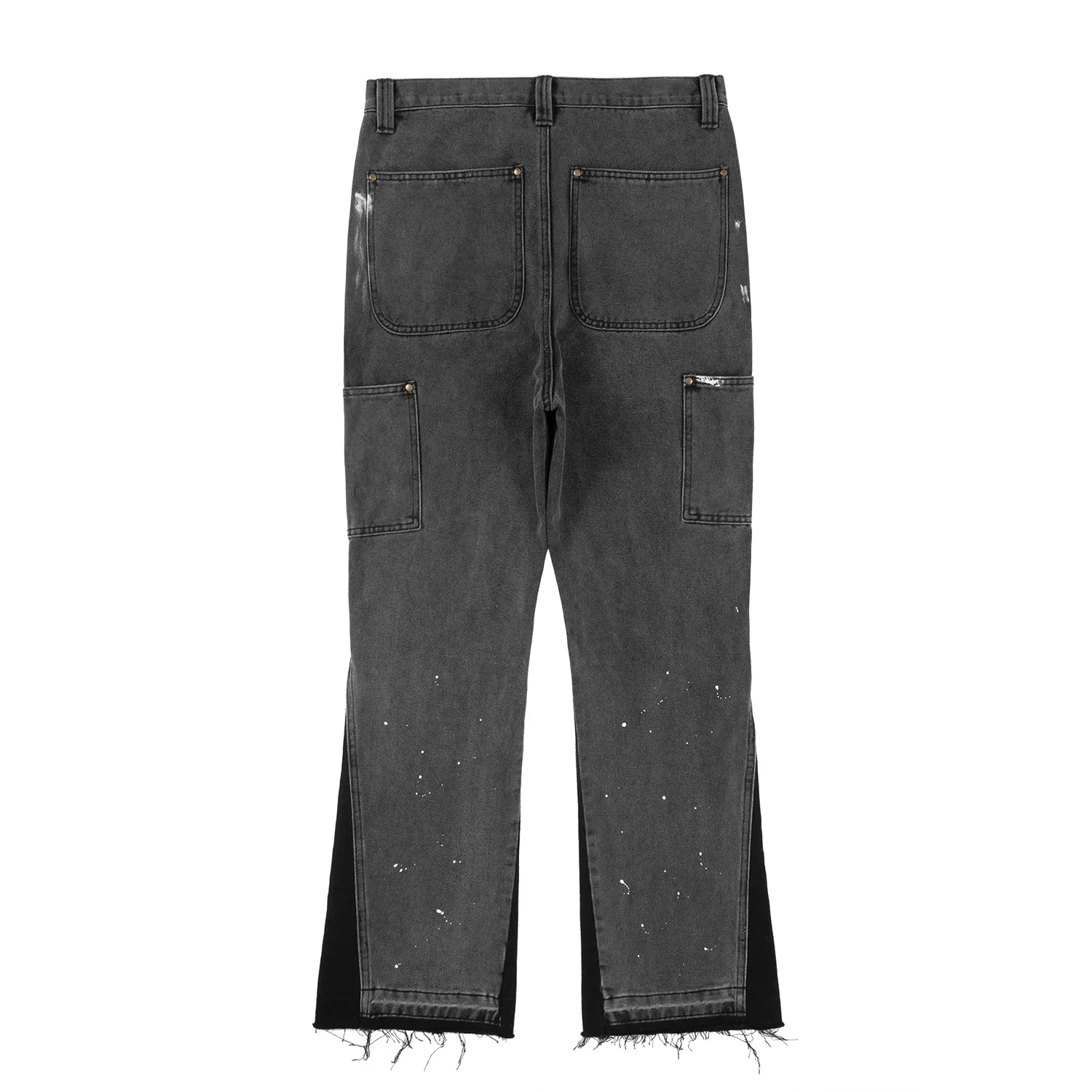 Оптовая продажа мужские джинсовые джинсы Selvedge на заказ синие с боковыми карманами полностью фанки расклешенные Y2K вязаные Vx Mid Loose CN;FUJ