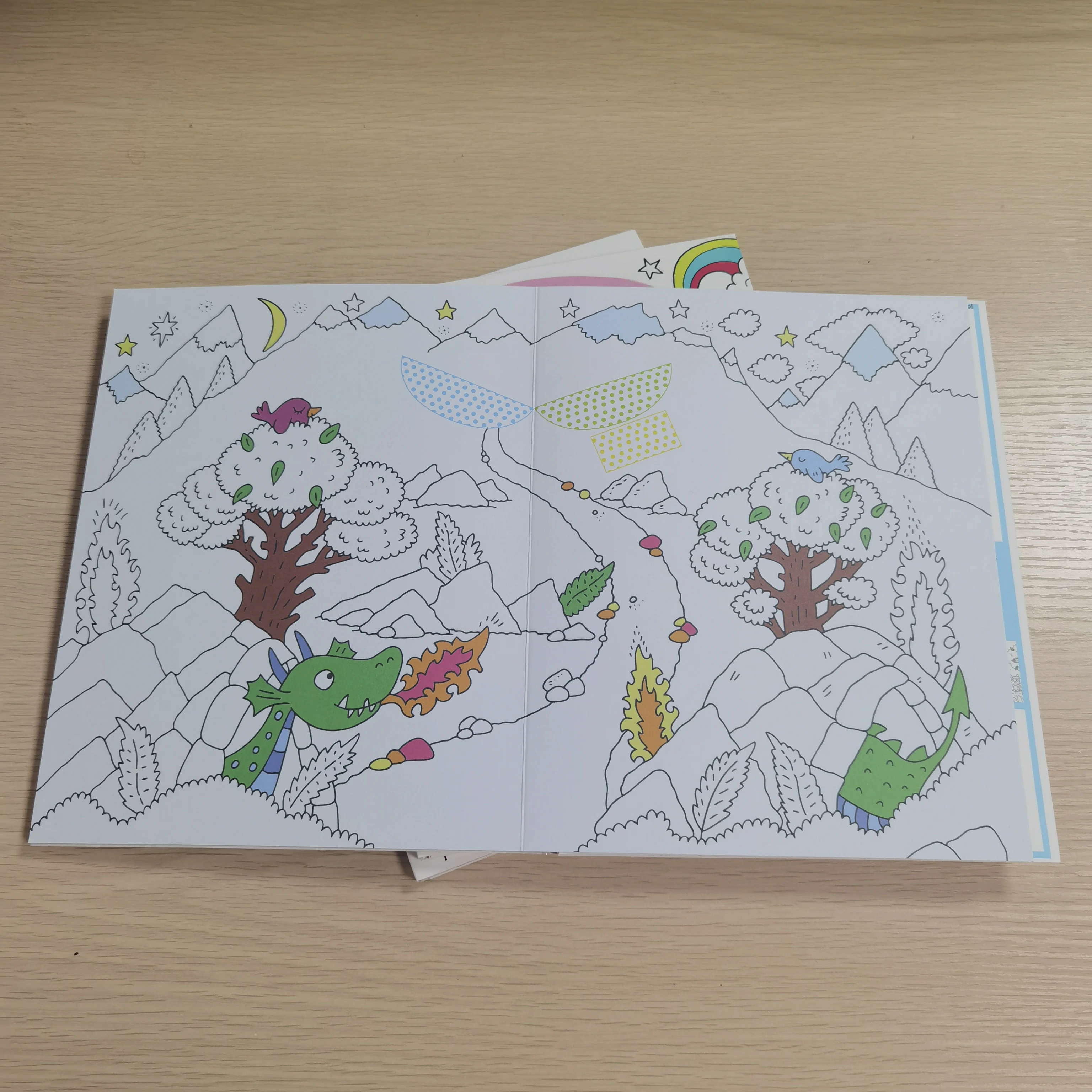 Book Set Christmas Colouring BookPrinting Relaxation Colouring Book for Adults Colouring Book