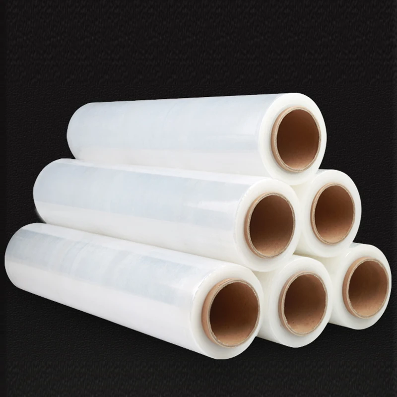 wrapping pvc stretch cling film shrink wrap plastic film 30cm*200m jumbo roll