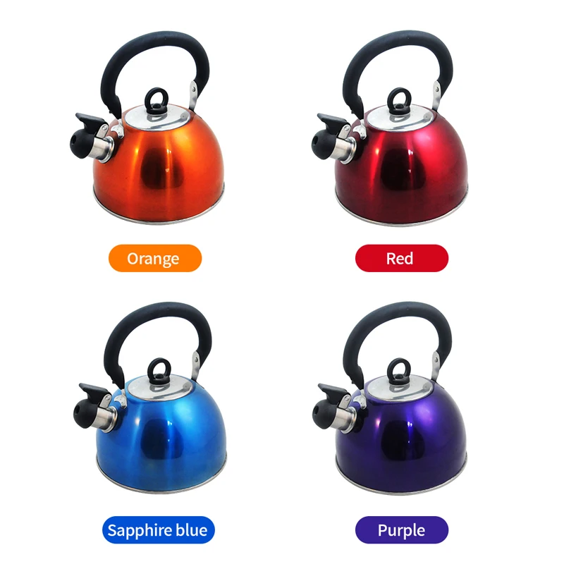 Mirror Polished Stainless Steel Sandwich Bottom Base Tea Kettle Tea Pots