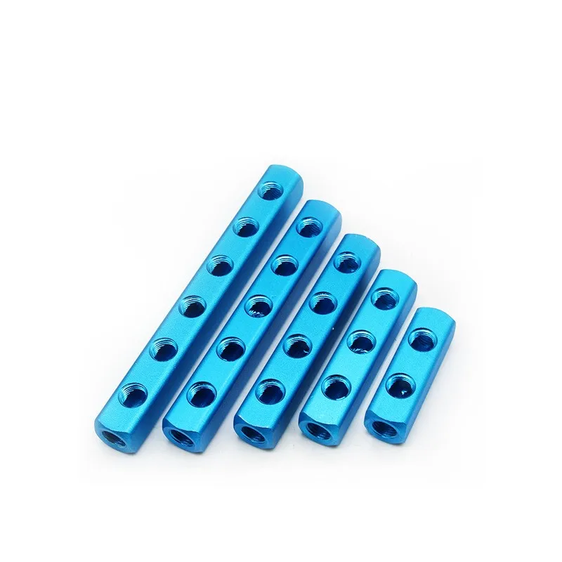 Pneumatic Fittings Manifolds Aluminum Compose set Manifold block base