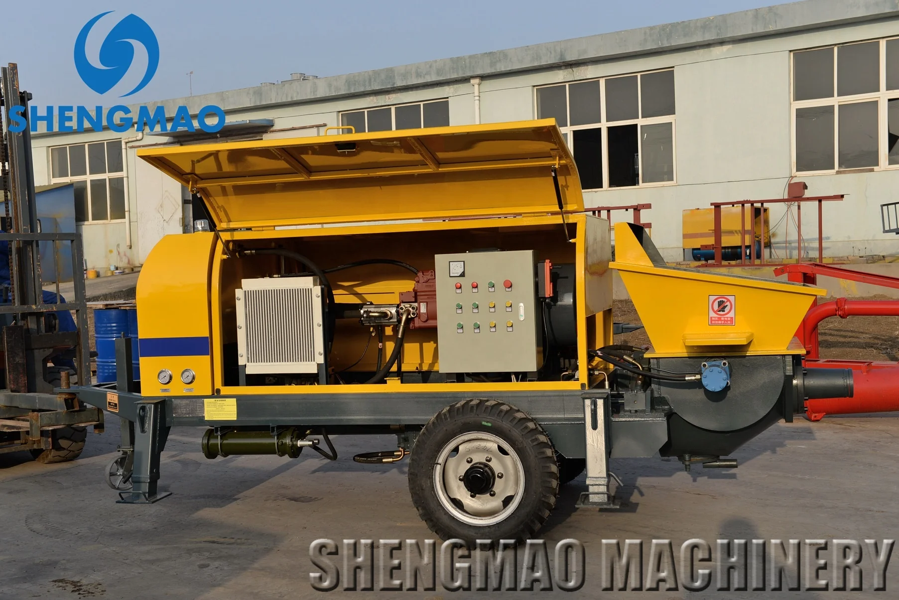 Mini Electric Movable Type Concrete Pump