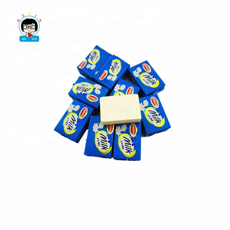 Milk Cube Candy Flavor Tablet Sweet Strong Compress