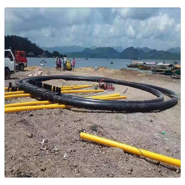 Плавающая рыбоводческая клетка кормушка сетка HDPE кронштейн в открытом море 450