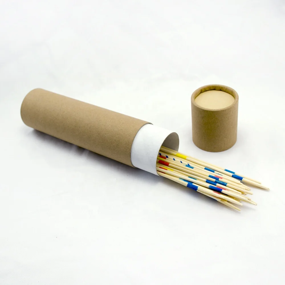 Educational kids toys Wholesale Board Game Customized Indoor Party Games with Wooden Box Bamboo Mikado Set Pick Up Sticks Game
