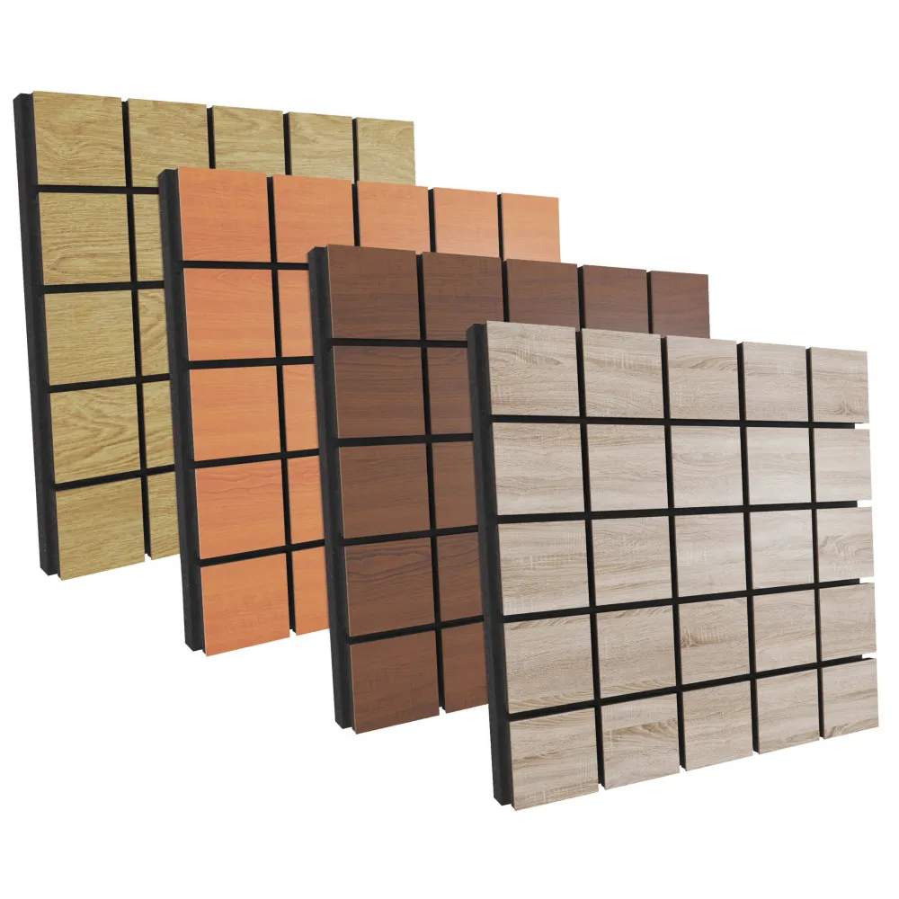 Factory direct sales high density Natural OAK/ Walnut Wooden Slat Wall Panel, paneles decorativos