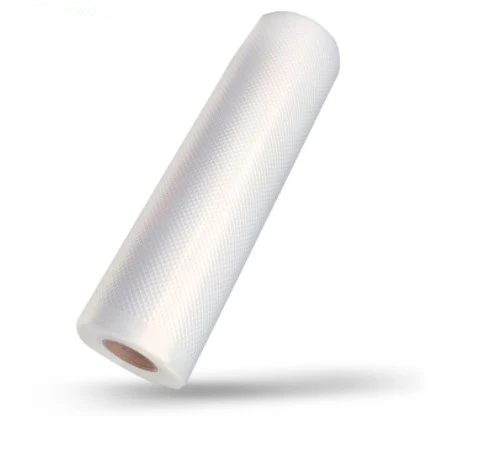 sous vide textured vacuum sealing plastic bag /vacumm sealer roll/embossing vacuum rolls