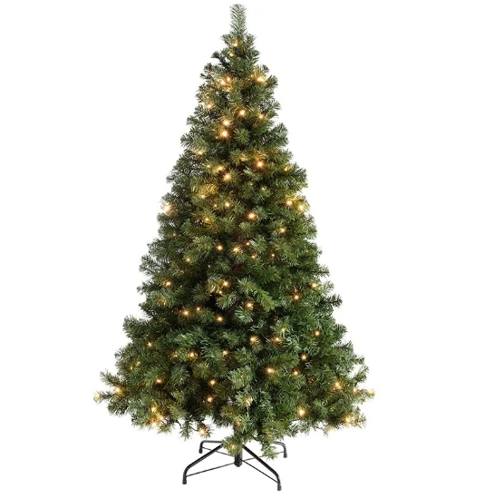High Quality 40~300cm Green pine needle and TPE mixed Giant Christmas Artificial Tree Christmas Decoration