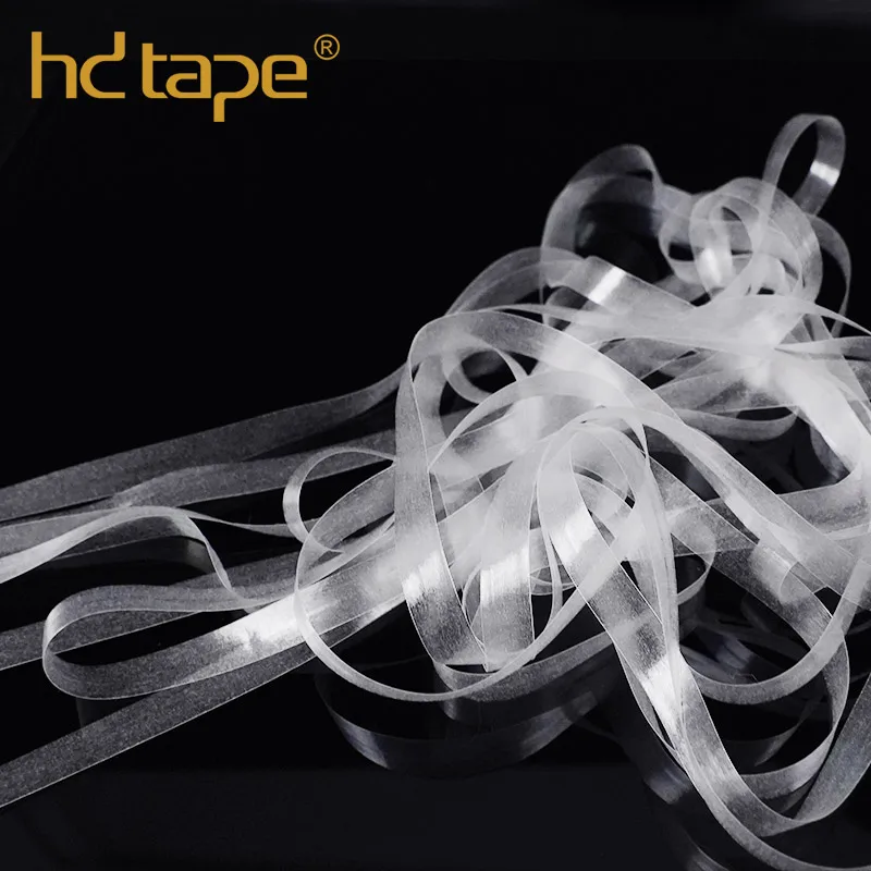 Oeko-tex 100 good resilience eco-friendly custom 5mm 6mm clear tpu elastic mobilon tape